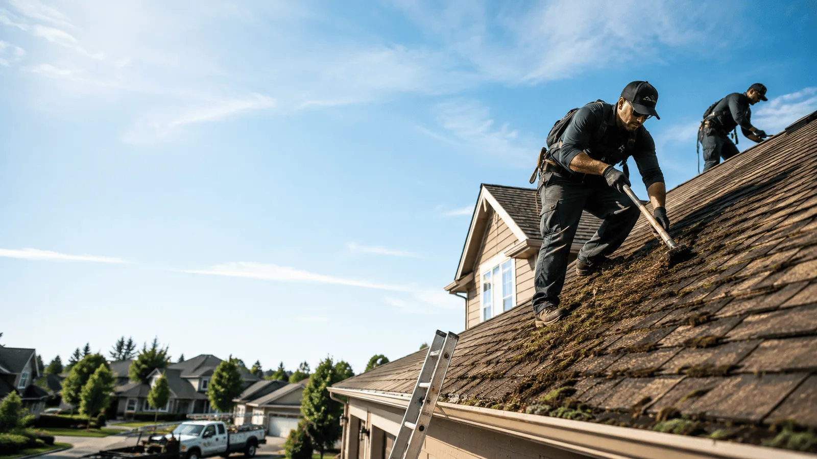 Roof Moss Removal in Prospect Heights, IL near me